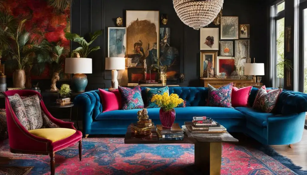 Maximalist furniture and accessories