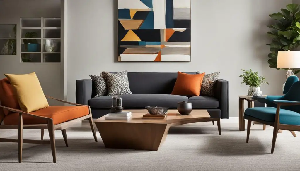 Minimalistic living room furniture