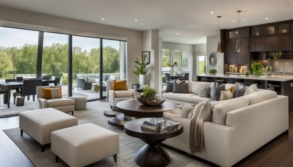 modern living room layout
