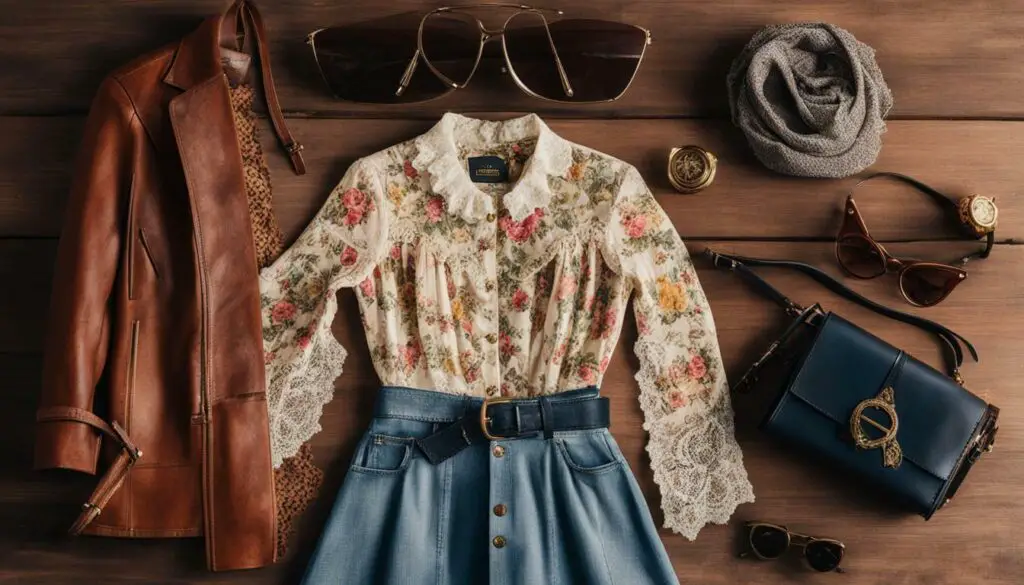 vintage clothing items