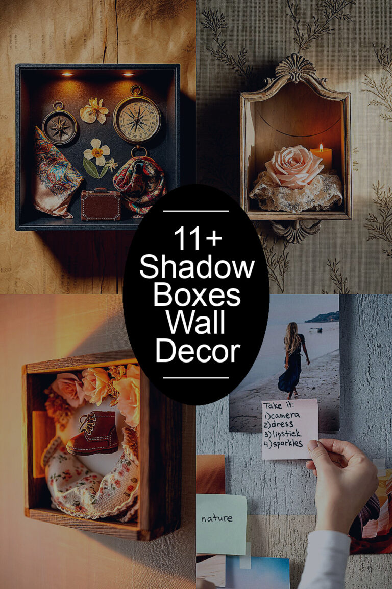 11+ Favorite Ideas for Shadow Boxes Wall Decor – homiste.com