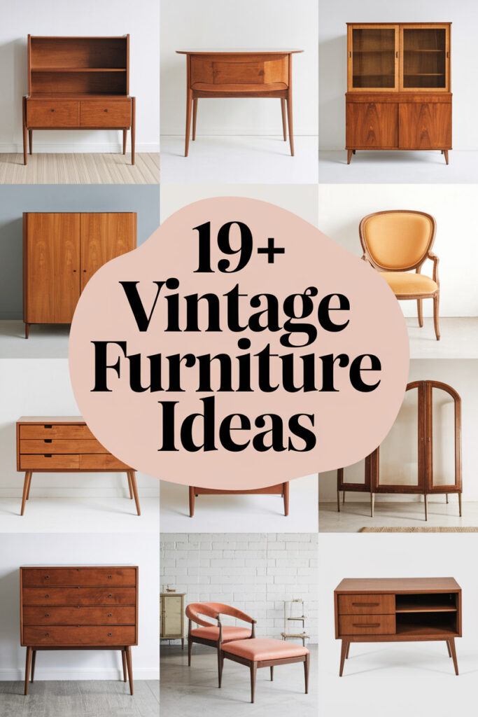19+ Vintage Style Furniture Ideas to Brighten Your Home – homiste.com
